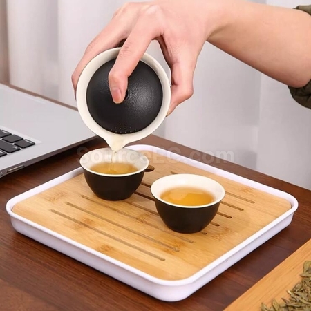 客製化功夫茶一壺三杯旅行戶外便攜套裝禮品