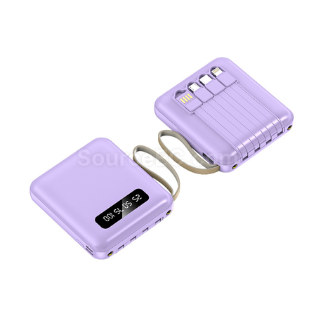 客製化自帶線移動電源禮品