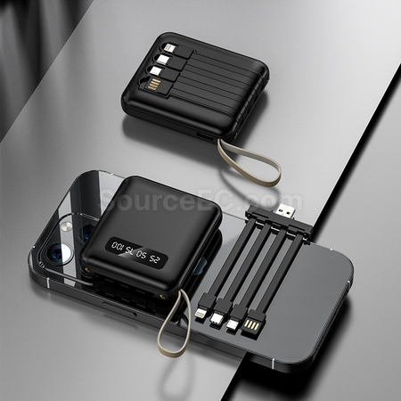 客製化自帶線移動電源禮品