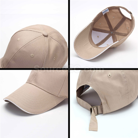客製化間色6片兒童棒球帽禮品