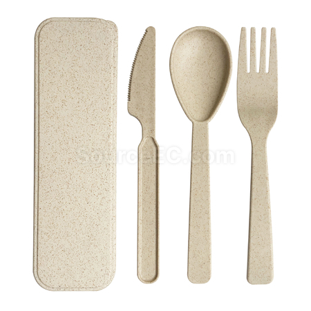 客製化麥稈餐具套裝禮品