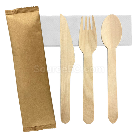 客製化3 件套木製餐具禮品