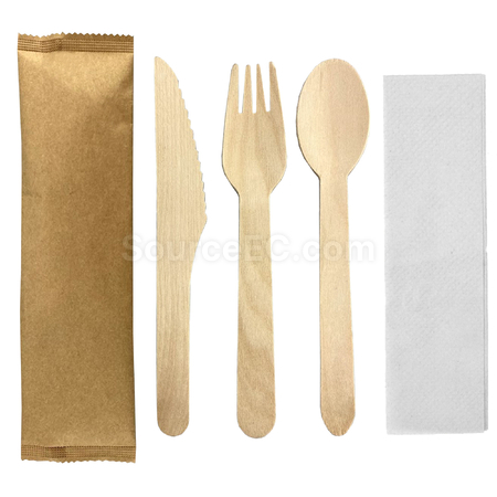 客製化3 件套木製餐具禮品