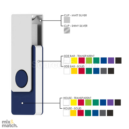 客製化USB with Metal Clip 16GB禮品