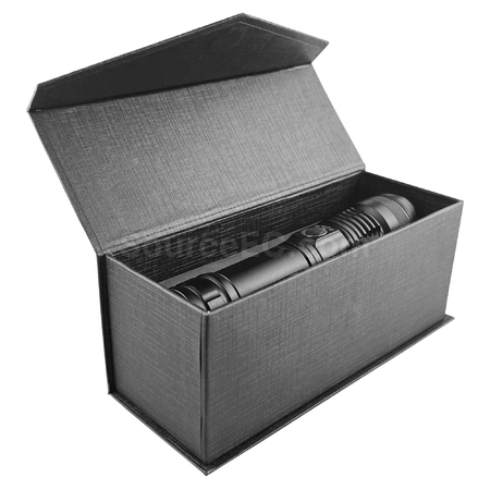 客製化鋁合金強光USB充電手電筒 禮品