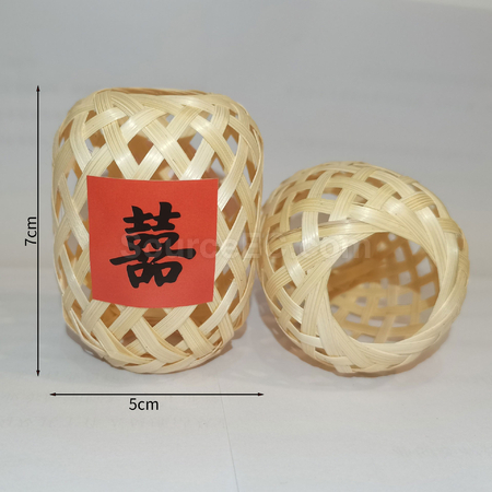 客製化竹編小燈籠禮品