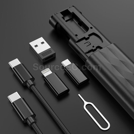 客製化數據線多功能一拖三數碼盒禮品