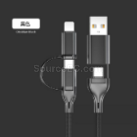 客製化鋁合金快充四合一充電線禮品