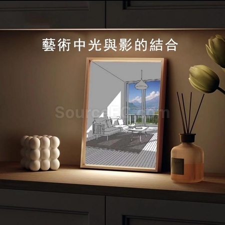 客製化客製化三色燈光發光畫禮品