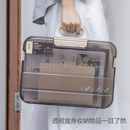 客製化日系文青透明資料盒禮品