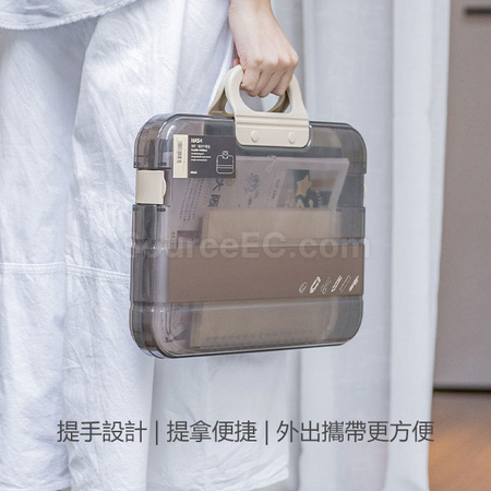 客製化日系文青透明資料盒禮品
