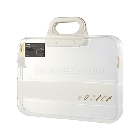 客製化日系文青透明資料盒禮品