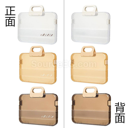 客製化日系文青透明資料盒禮品