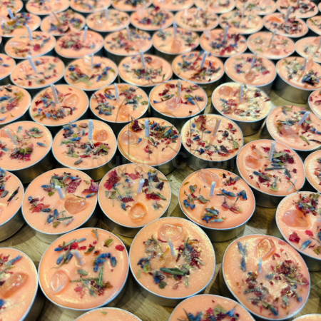 客製化客製花草香氛小茶蠟禮品