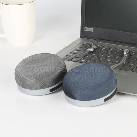 客製化圓形便攜藍牙音響禮品