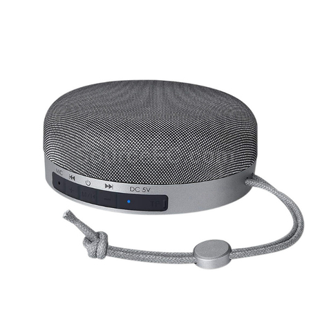 客製化圓形便攜藍牙音響禮品
