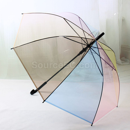 客製化透明彩虹雨傘禮品