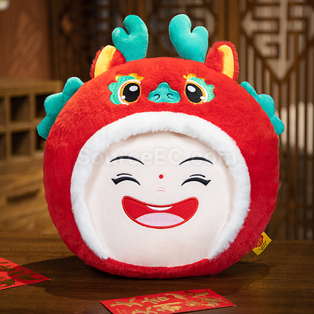 客製化龍年暖手抱枕禮品