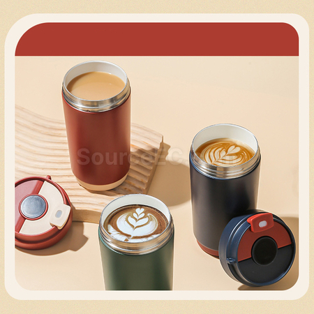 客製化智能顯溫陶瓷內膽保溫杯禮品
