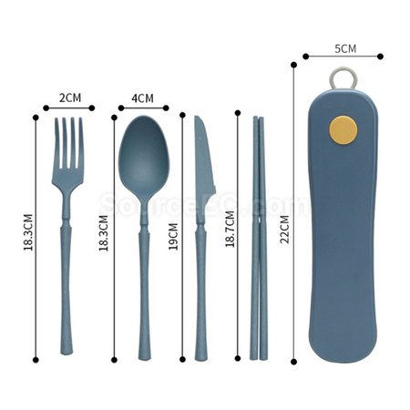客製化麥稈餐具套裝禮品