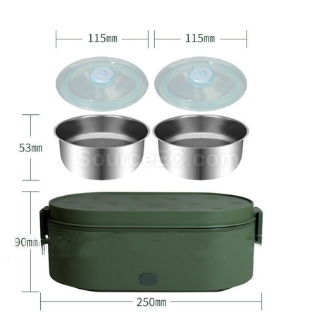 客製化迷你便攜USB保溫飯盒禮品