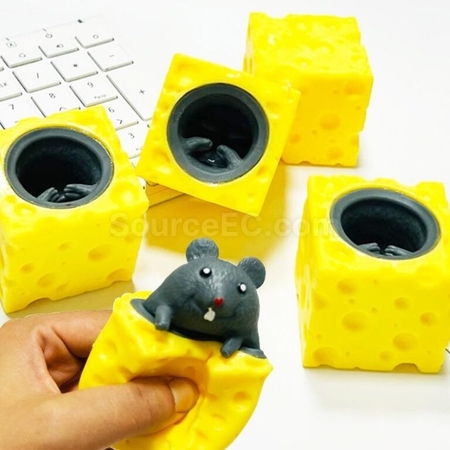 客製化小鼠芝士減壓玩具禮品