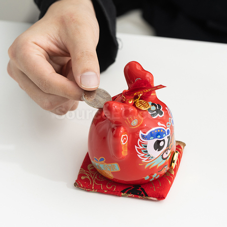 客製化錢罐+陶瓷杯套裝禮品