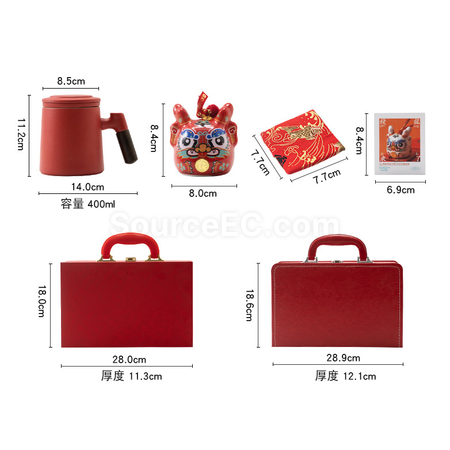 客製化錢罐+陶瓷杯套裝禮品