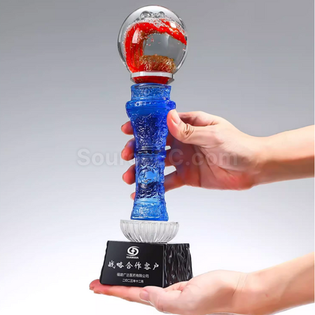 客製化琉璃水晶獎座禮品