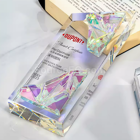 客製化創意琉璃水晶獎座禮品