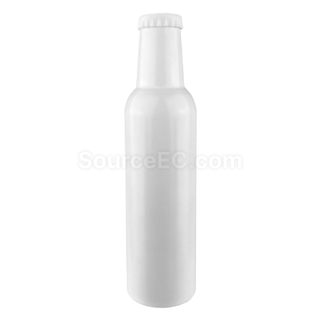 客製化15OZ啤酒瓶型雙層真空內304不銹鋼PP蓋保溫杯禮品