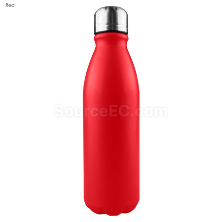 客製化25.4OZ 201不銹鋼蓋PP瓶身鋁製水瓶禮品