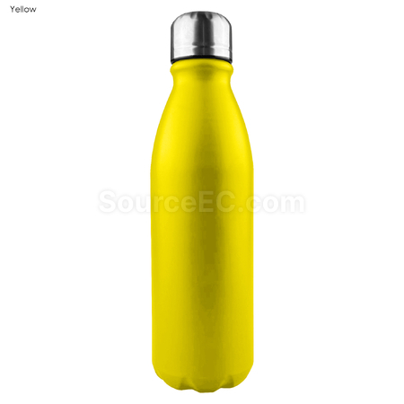 客製化25.4OZ 201不銹鋼蓋PP瓶身鋁製水瓶禮品