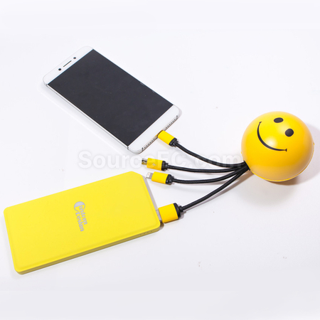 客製化壓力球多合一充電線禮品