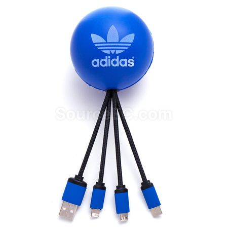 客製化壓力球多合一充電線禮品