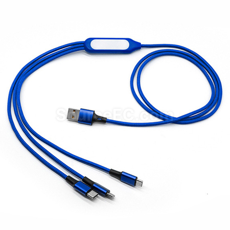 客製化Logo發光充電線禮品