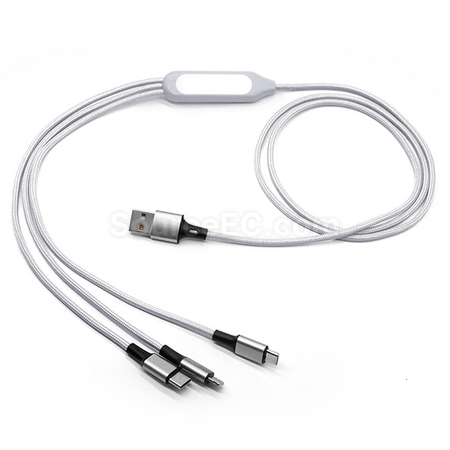 客製化Logo發光充電線禮品