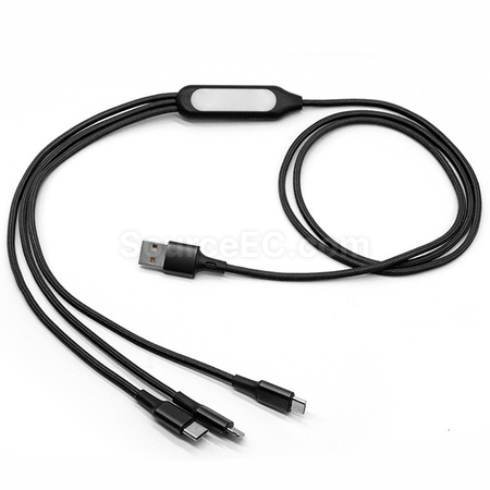 客製化Logo發光充電線禮品