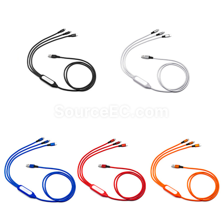 客製化Logo發光充電線禮品