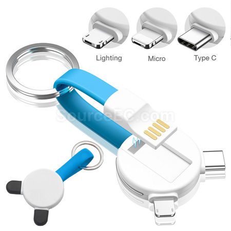 小熊貓卡通數據充電線