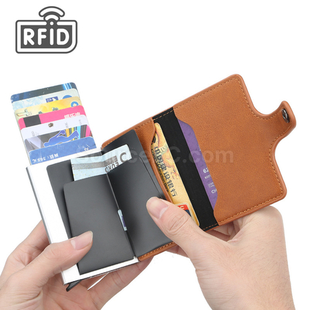 客製化PU RFID卡套錢包禮品