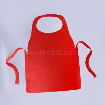 客製化一次性無紡布圍裙禮品