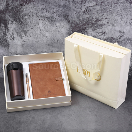 客製化咖啡杯+筆記本+筆套裝禮品
