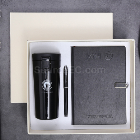 客製化咖啡杯+筆記本+筆套裝禮品
