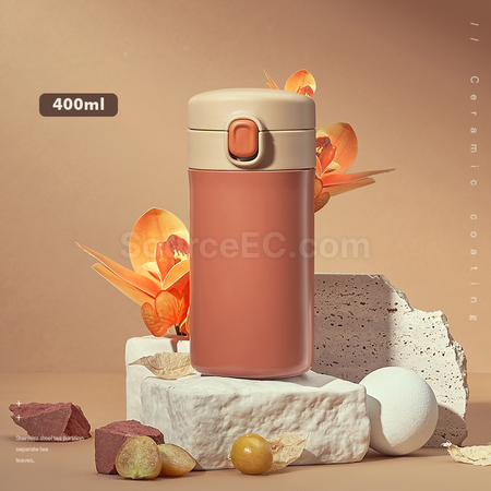 客製化陶瓷內膽咖啡杯禮品