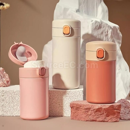 客製化陶瓷內膽咖啡杯禮品