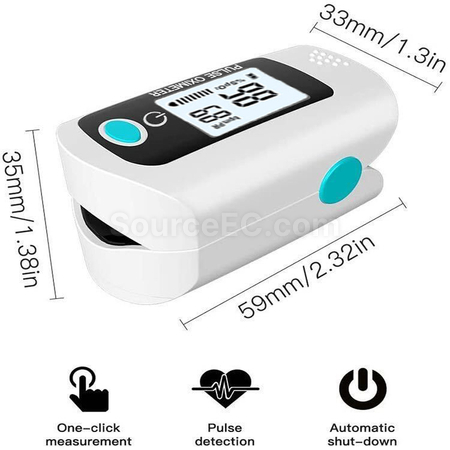 客製化LED智能指尖脈搏血氧計禮品