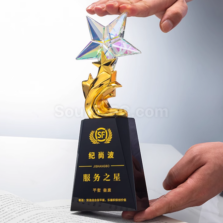 客製化琉璃水晶獎座禮品