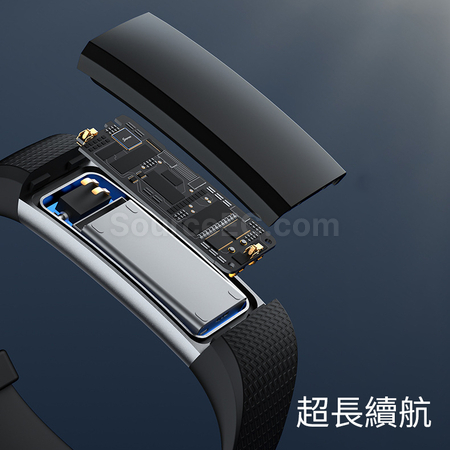 客製化心率睡眠監測運動計步手環禮品