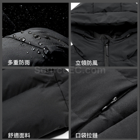 客製化長款過膝運動羽絨棉服禮品